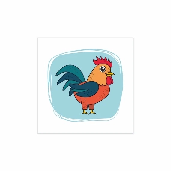 DINO Billedterninger Dyr, 4 terninger