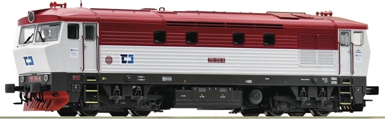 Roco diesellokomotiv 751 „Bardotka“ ČD Cargo, digital med lyd (H0)