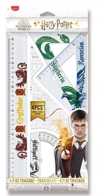 MAPED Harry Potter Lineal Sæt 4 stk