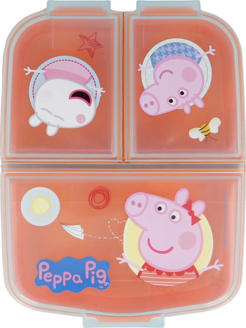 STOR Multi Box til frokost Peppa Pig