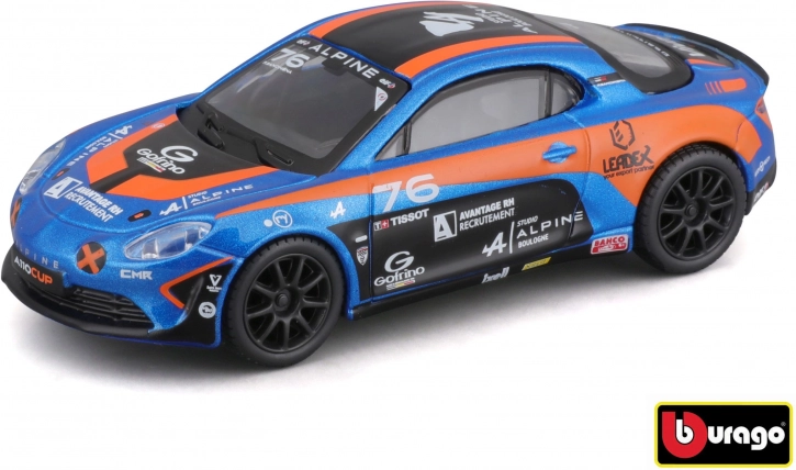 Metalmodelbil 1:43 Alpine A110 Cup Racing i gaveæske