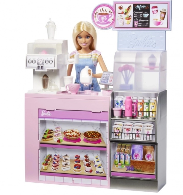 Barbie barista i caféen