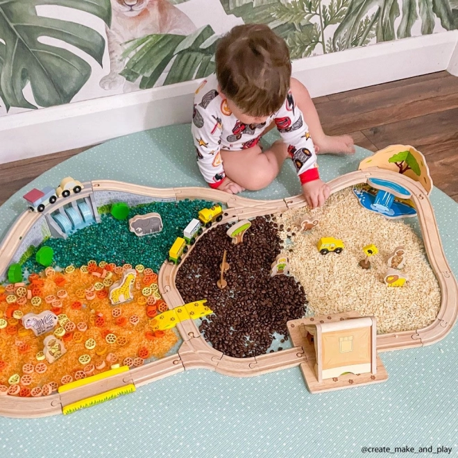 Bro med vandfald Bigjigs Rail