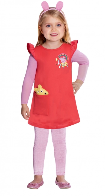 Kostume Gris Peppa, 2-3 år