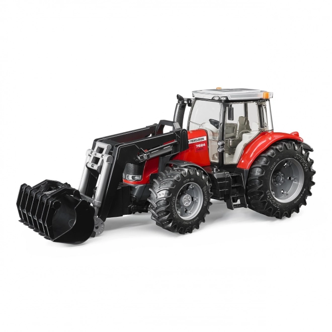 Bruder Traktor MASSEY FERGUSON 7624 med frontlæsser