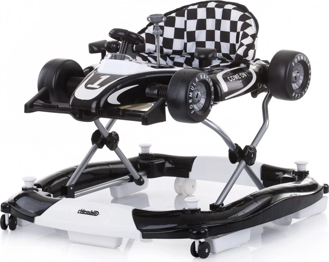 Gåstol 4-i-1 Car Racer – Sort+hvid