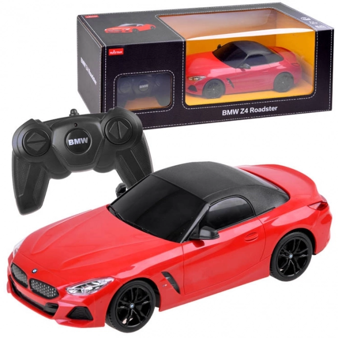 Fjernbetjent bil BMW Z4 1:18 Rastar – Rød