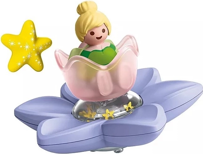 Sæt med figur JUNIOR & Disney: Klokkeblomst og magisk flydende blomst