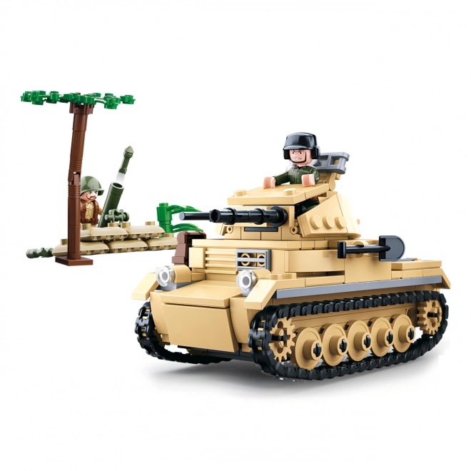 Sluban WWII M38-B0691 Tysk tank Panzer II