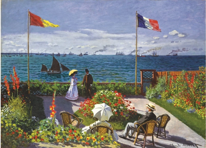 Puslespil Haven i Sainte-Adresse 1000 brikker EUROGRAPHICS
