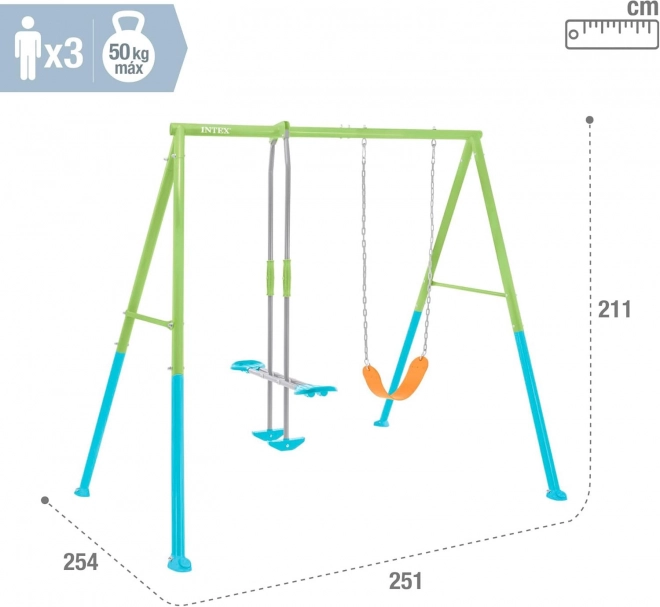 Børns havegynge INTEX Glider