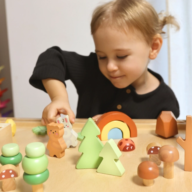 Skovsæt med træklodser Tooky Toy