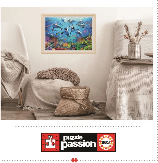EDUCA Puzzle Sjov under Havet 500 brikker
