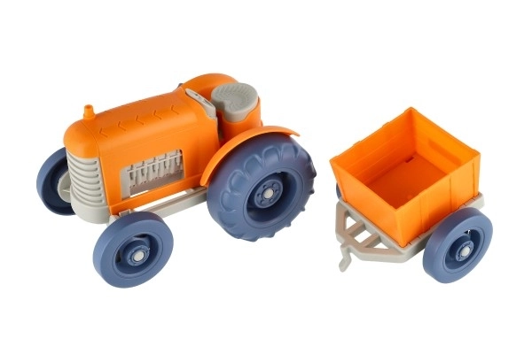 Plasttraktor med anhænger 31 cm
