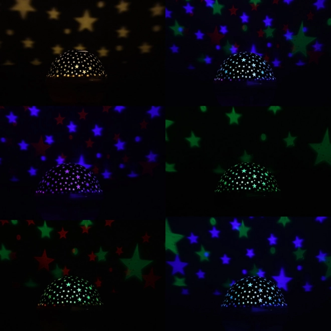 Stjernenatlampe – Hvid