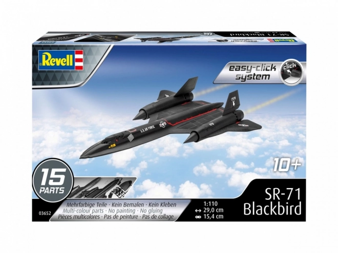 Plastikmodel SR-71 Blackbird Easy-Click 1/110