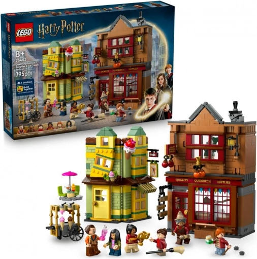 Førsteklasses udstyr til Quidditch og isbod LEGO Harry Potter