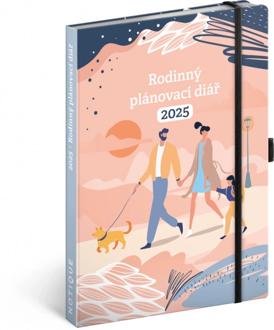 NOTIQUE Familieplanlægger – alle forældres hjælper 2025, 15 x 21 cm