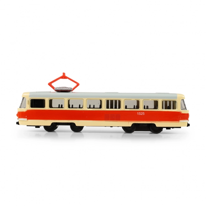 Metal retro sporvogn 16 cm HØJE TATRA