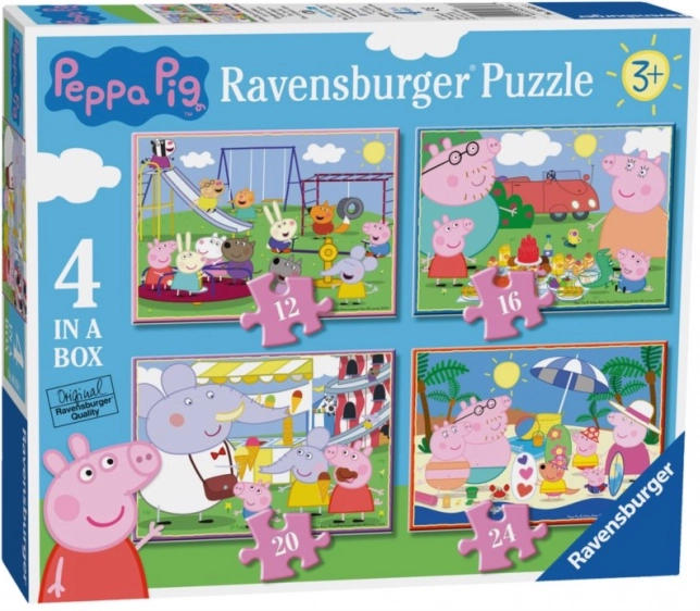 Ravensburger puslespil Gurli Gris: Sjove dage 4-i-1