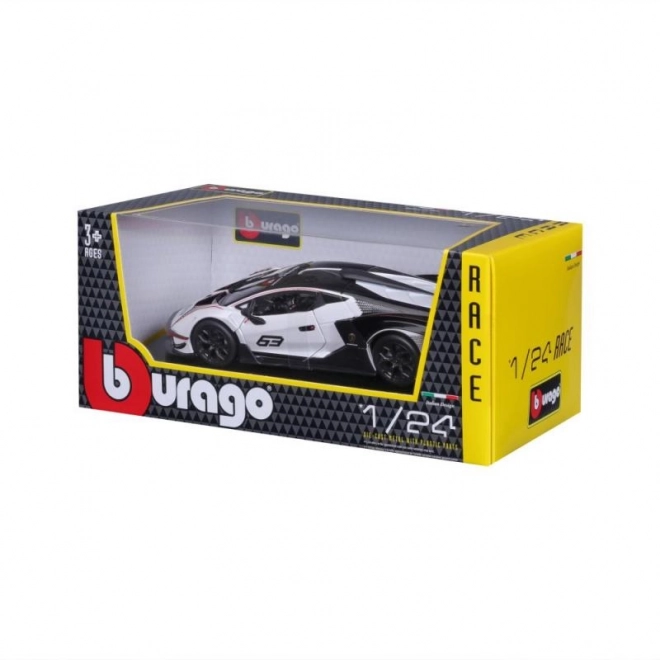 Bburago 1:24 Race Lamborghini Essenza SCV12 – Hvid