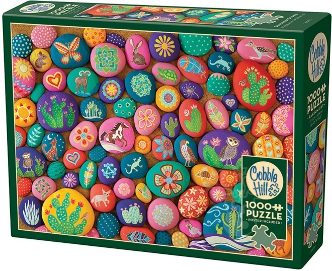 Puzzle Malede stenene fra Sydvest COBBLE HILL 1000 brikker