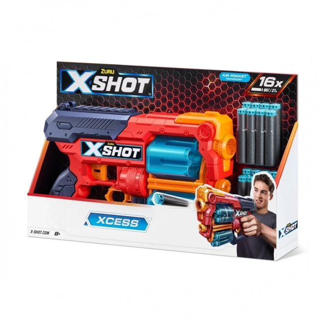 Wyrzutnia X-Shot Excel Xcess (16 pile) orange