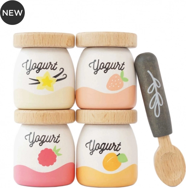 Sæt med træyoghurter fra Le Toy Van