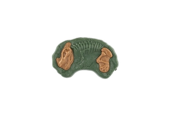 Dinosaurus gående IC velociraptor plast 50cm på batteri med lyd og lys i kasse 53x32,5x12cm