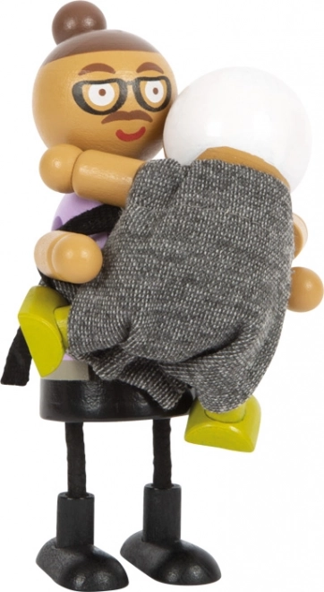 Small Foot Fleksible Dukker Familie med Barn