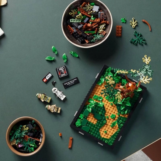 LEGO4; Star Wars422; 75353 Speeder-jagt på planeten Endor422; 013; diorama