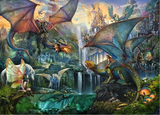 Ravensburger puslespil Magisk drageskov 9000 brikker