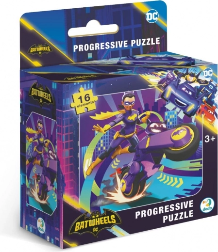 Puslespil Batwheels: Bibi 16 brikker