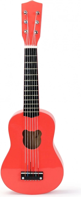 Vilac orange børneguitar i træ