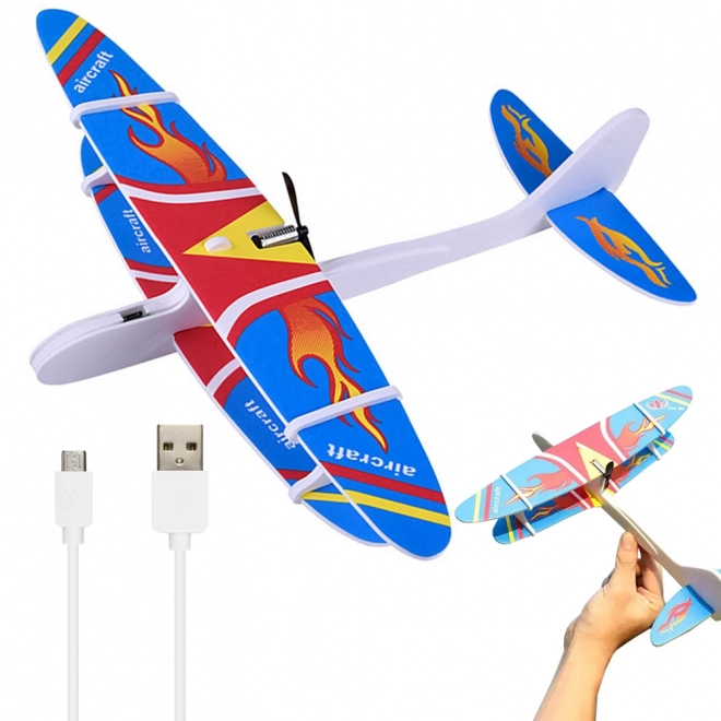 Polystyren flyvende fly med USB-motor