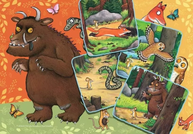 Puslespil Gruffalo 2x24 brikker fra Ravensburger
