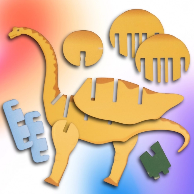 EscapeWelt 3D træpuslespil Brontosaurus