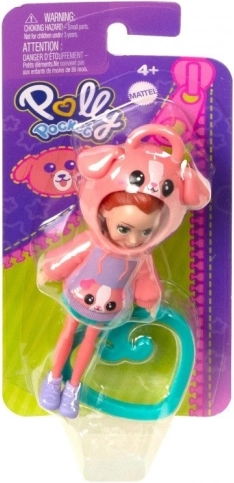 figur Polly Pocket vedhæng lille gris