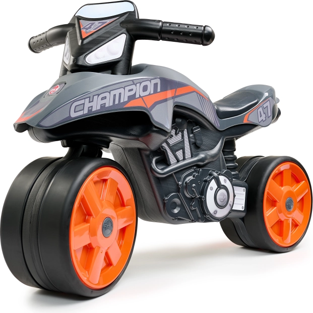 Løbecykel Street Champion grå‑orange