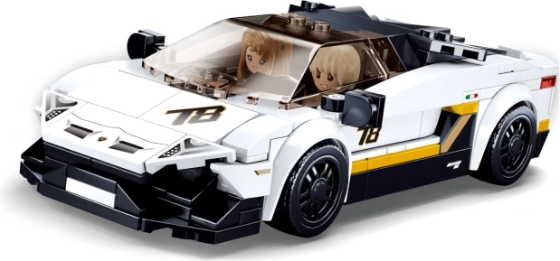 Sluban ModelBricks Hvid ItalSport