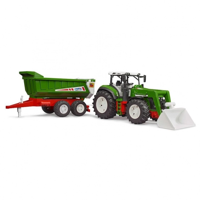 Bruder Traktor ROADMAX med frontlæsser og anhænger