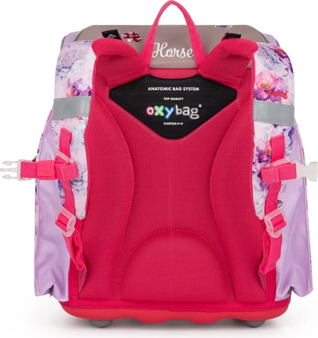 OXYBAG Skolesæt 3stk Premium Light Hest Romantisk