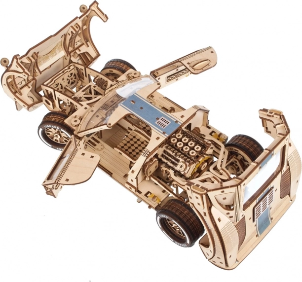 Ugears 3D træ mekanisk puslespil Endurance Racer