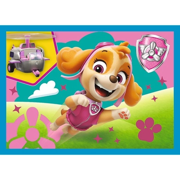 Puslespil 4i1 Løbende hunde Paw Patrol