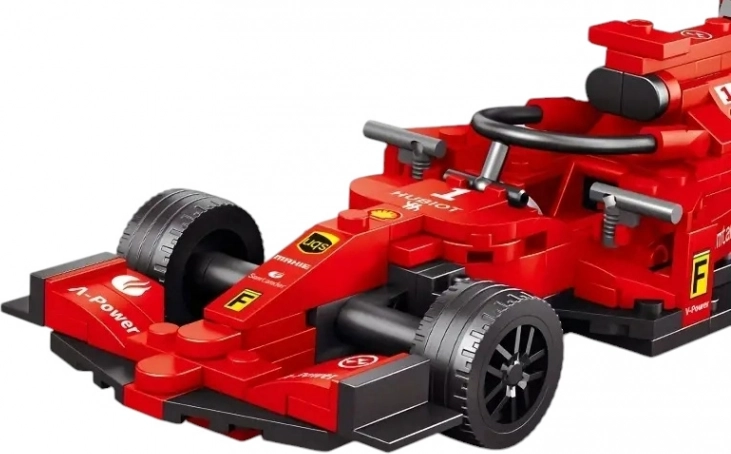Byggesæt Formel 1-enkeltsædet racer – rød, 266 klodser