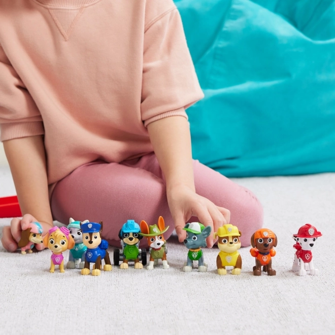 Sæt med figurer fra Paw Patrol - Alle Hvalpe Ombord