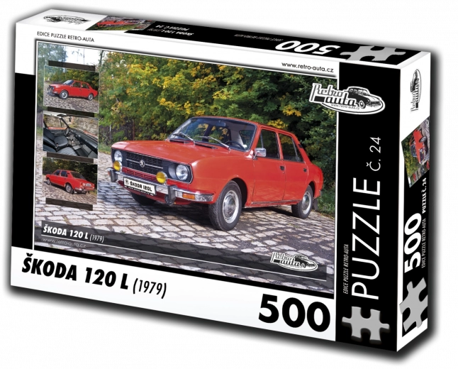 Puslespil RETRO-AUTA Škoda 120 L 500 brikker