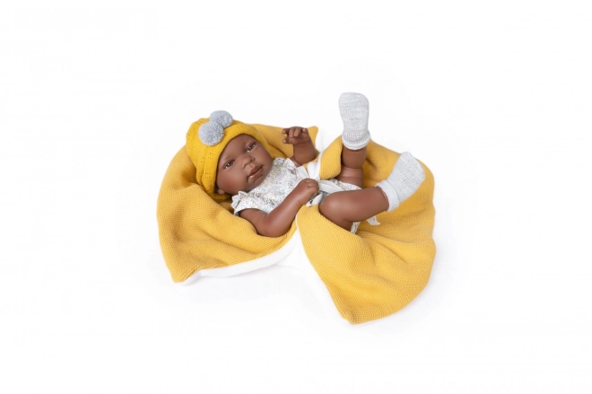 Antonio Juan 50287 MULATO - realistisk dukke baby med hel vinylkrop - 42 cm