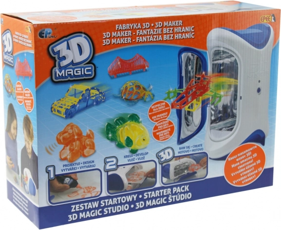 3D Magic startsæt til at skabe 3D-kreationer med UV-hærdning