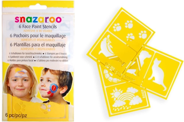 SNAZAROO ansigtsmaleskabeloner 6 stk. – Rainbow